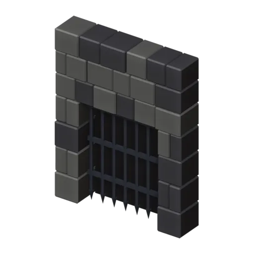 铁门,3D 模型