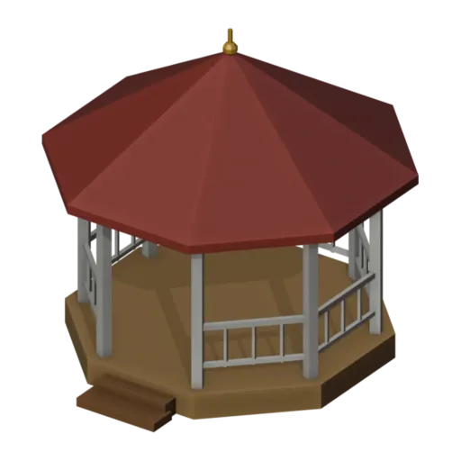 Gazebo, 3D model