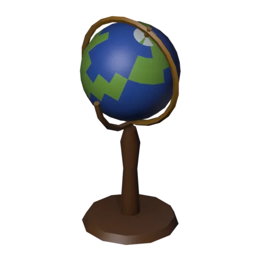Globe, 3D model
