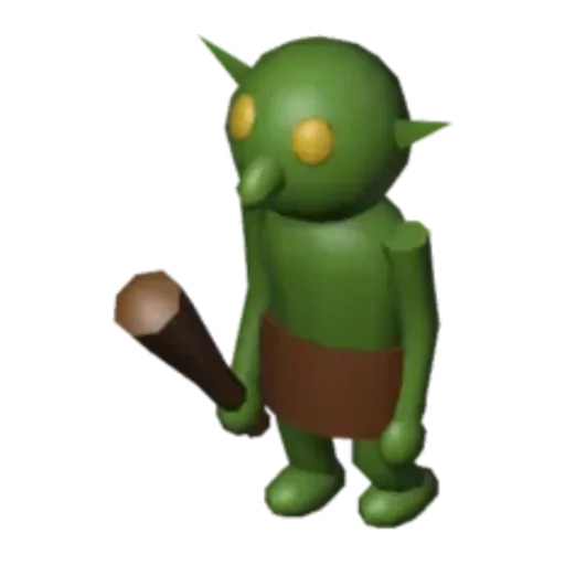 Un goblin, modelo 3D