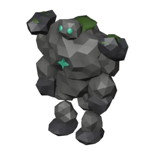 Stone golem, 3D model