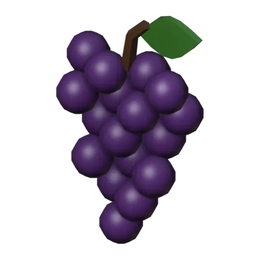 Grapes, 3D model