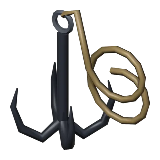 Grappling hook, 3D model