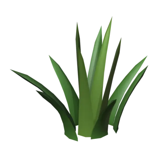 Grass tuft, 3D model