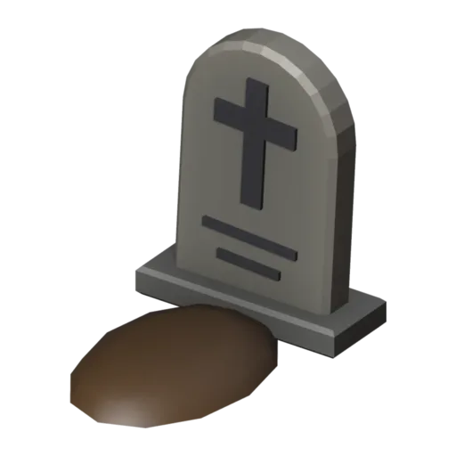 Gravestone, 3D model
