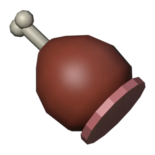 Schinken, 3D-Modell
