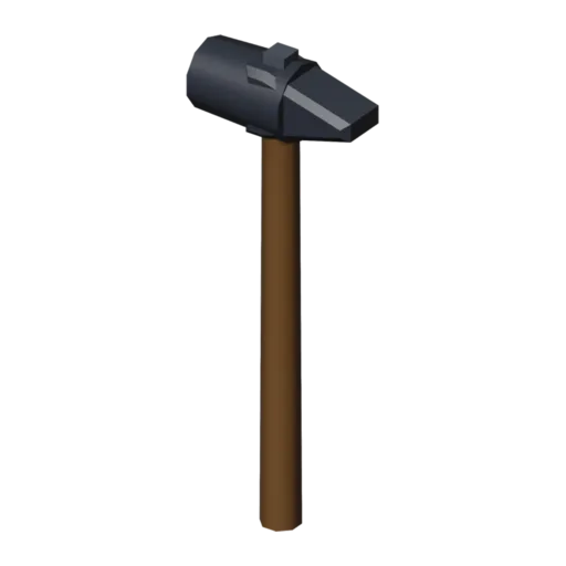 Smith's hammer, 3D model