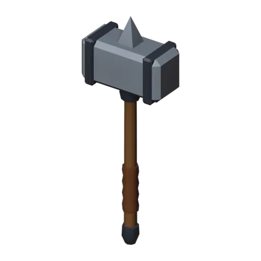 War hammer, 3D model
