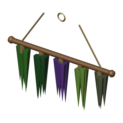 Hanging herbs, 3D model