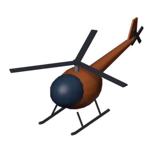Helicóptero, modelo 3D