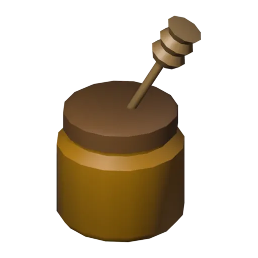 Honey jar, 3D model
