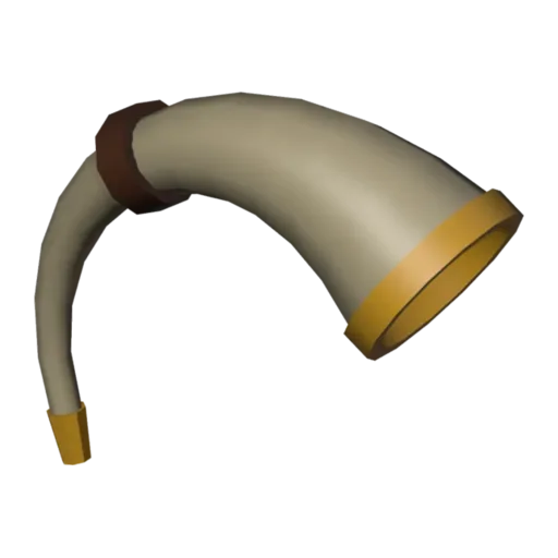 Hunting horn, 3D model