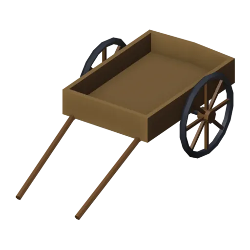 Horse cart, 3D model