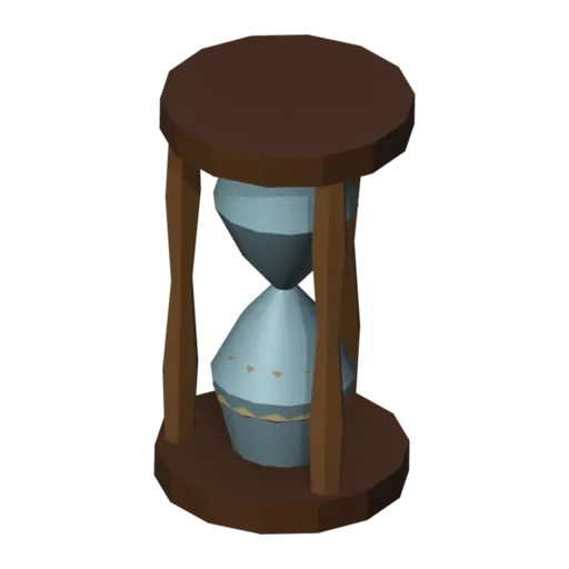 Big hourglass, 3D model