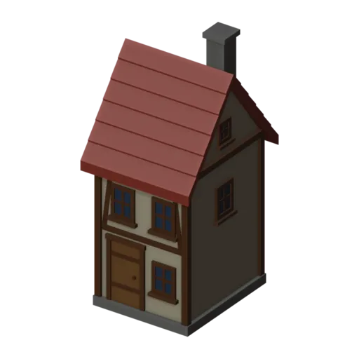 Townhouse, 3D model