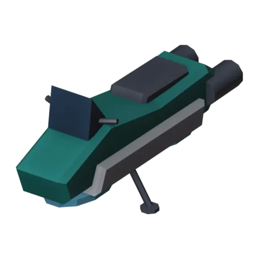 Moto flotante, modelo 3D