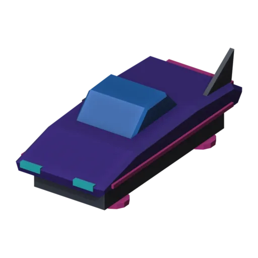 Schwebeauto, 3D-Modell