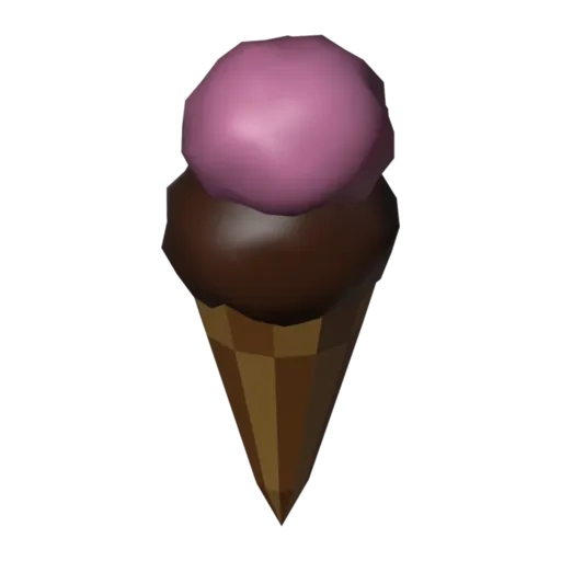 Eiscreme, 3D-Modell