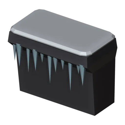 Icicles, 3D model