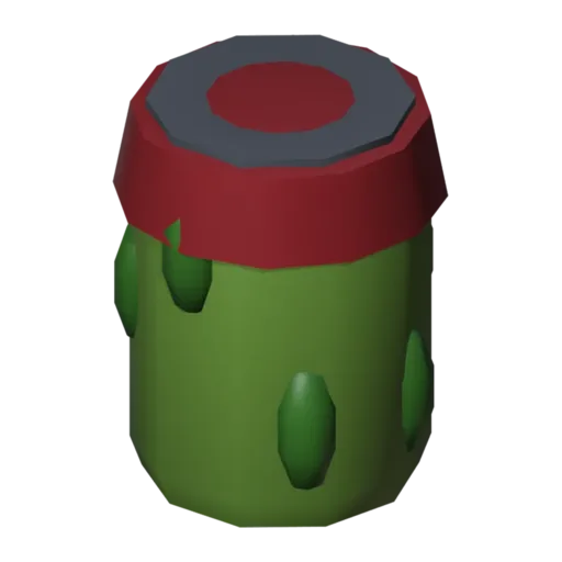 Банка с огурцами: 3D-модель