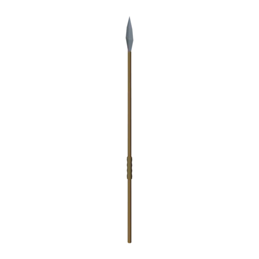 Jabalina, modelo 3D