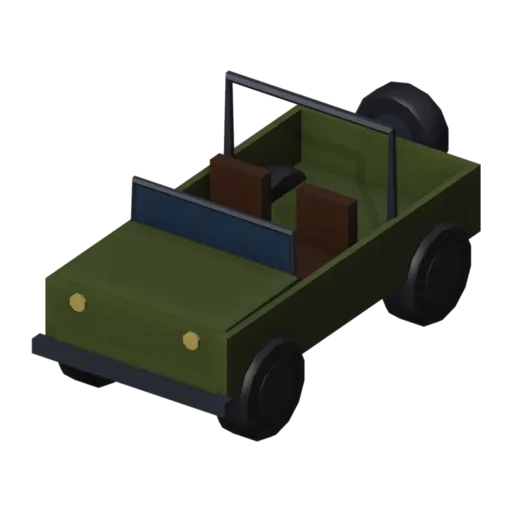 Jeep, 3D model