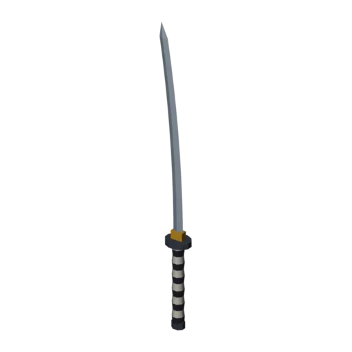 Katana, modèle 3D