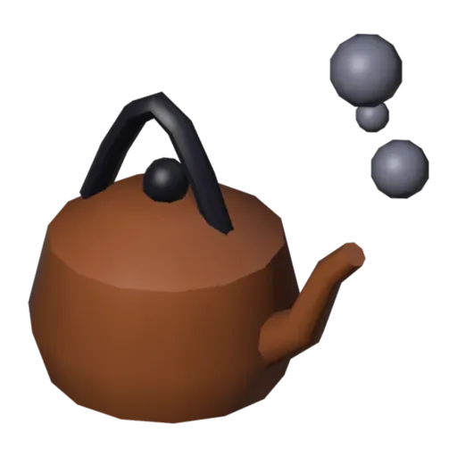 Kettle, 3D model