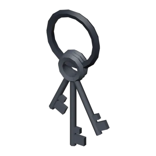 Key ring, 3D model