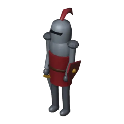 Chevalier, modèle 3D