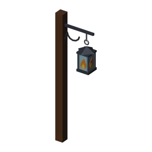 Hanging lantern, 3D model
