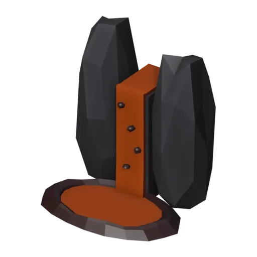 Lavafall, 3D model