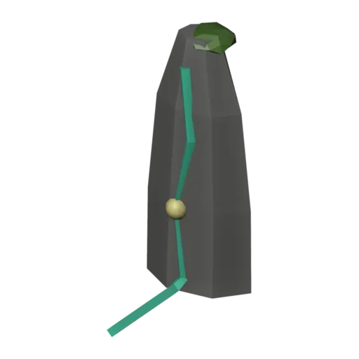 Ley stone, 3D model