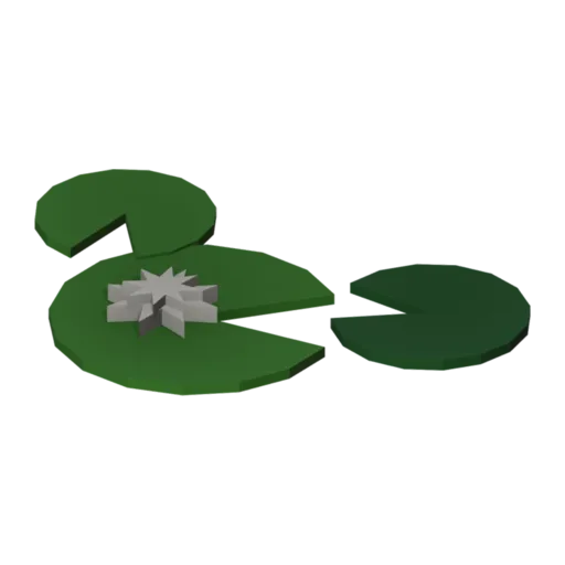 Lily pads, 3D model