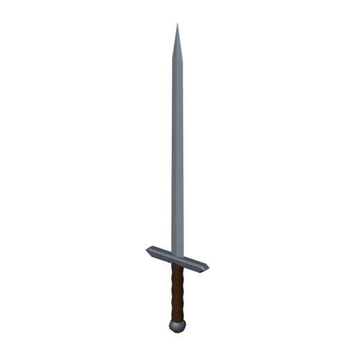Longsword, 3D model