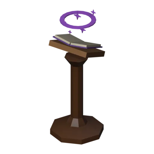 Book lectern, 3D model