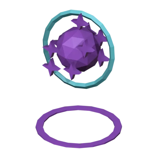 Magic burst, 3D model