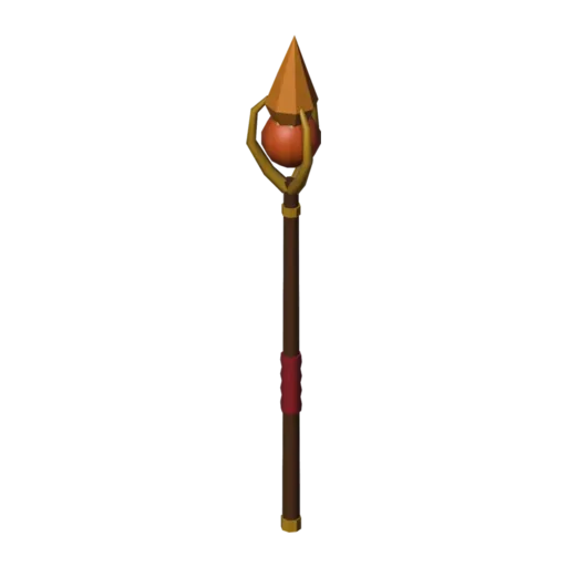Bâton de feu, modèle 3D