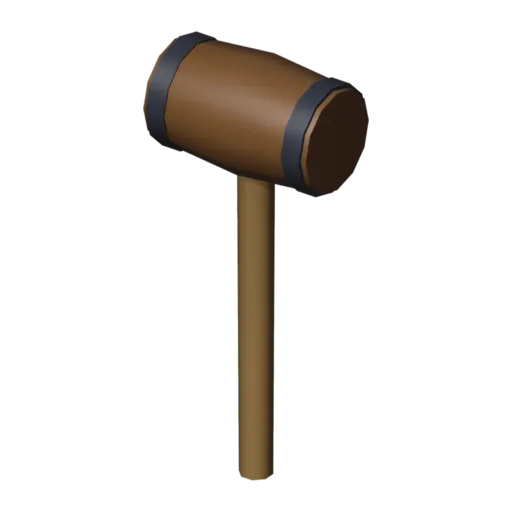 Mallet, 3D model