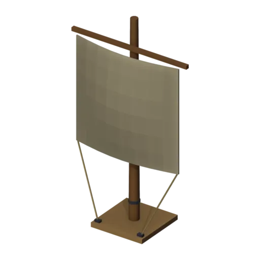 Mast, 3D model