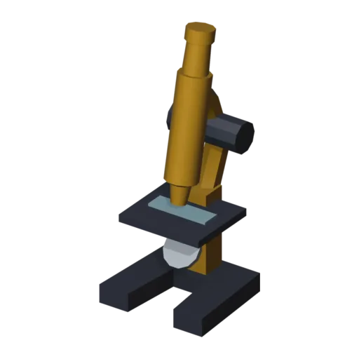 Microscope, 3D model