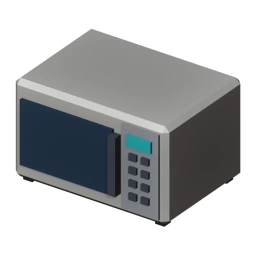 Microwave, 3D model