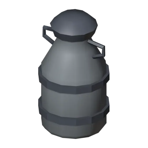 Milk churn, 3D model
