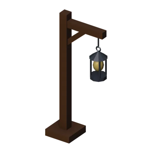 Mine lamp, 3D model