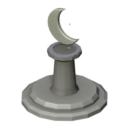 Moon altar, 3D model