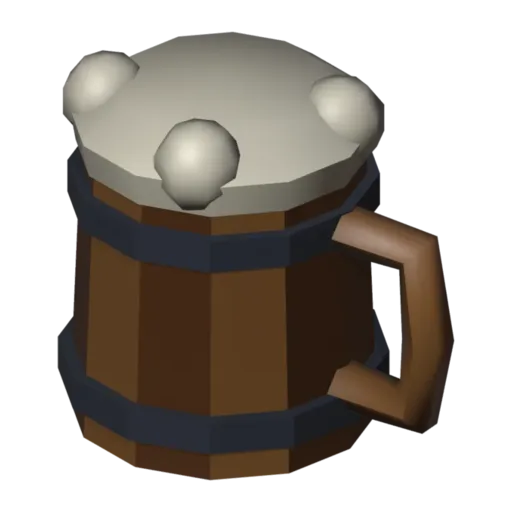 Ale mug, 3D model