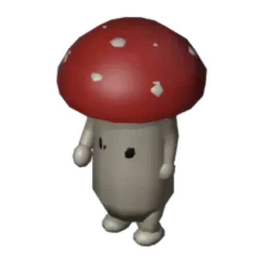 Mushroom folk, 3D model