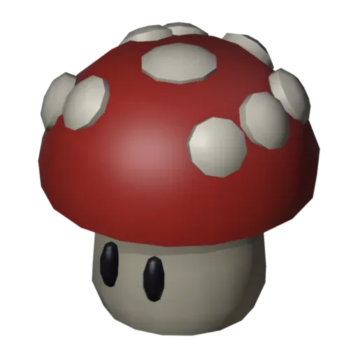 Power mushroom, 3D model