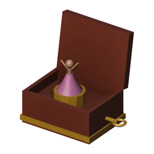 Music box, 3D model