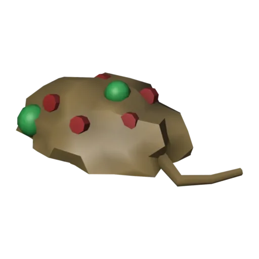 Net with floats, 3D model